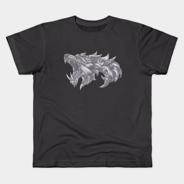 Fenrir, Valhalla, Loki Kids T-Shirt by Hedgeh0g